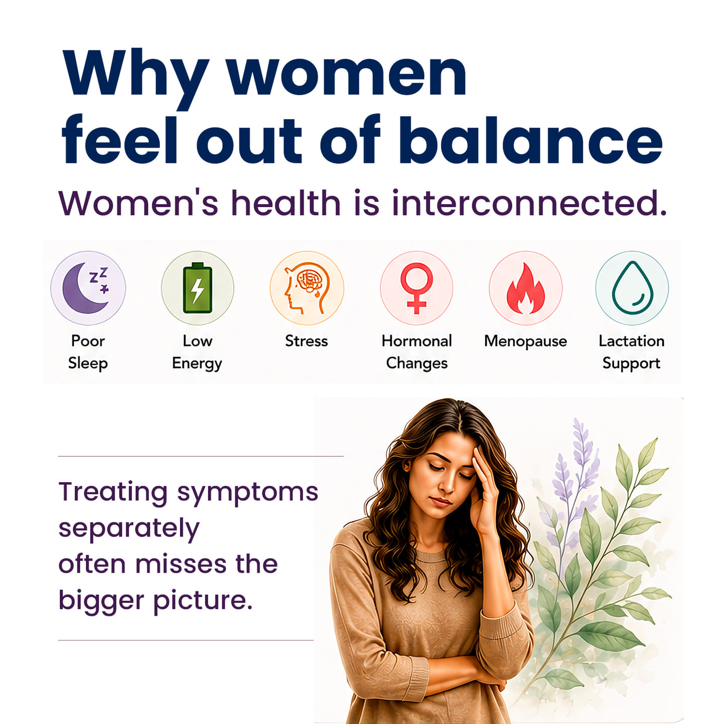 Why women feel out of balance?