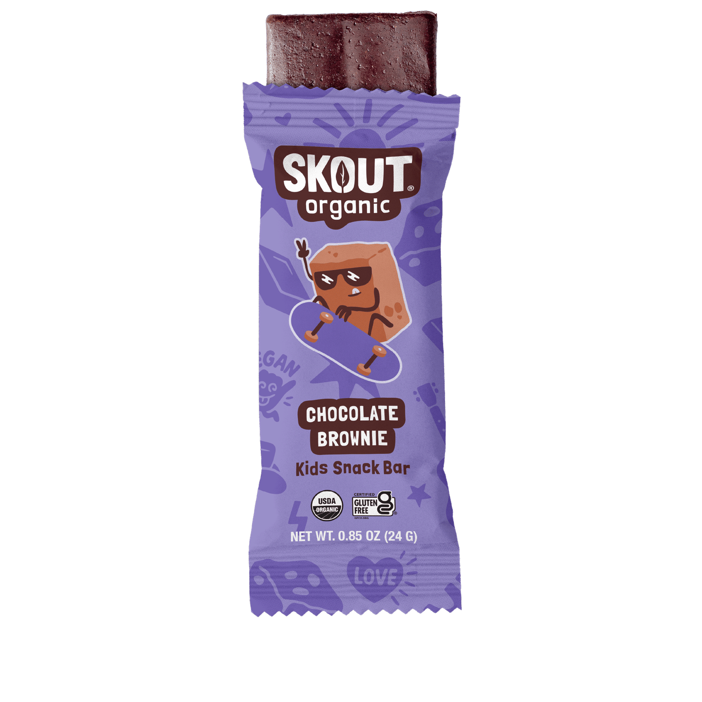 SkoutOrganic_eComm_KidsSnackBars_ChocolateBrownie_1BarWrapper_Open-Clean_v01