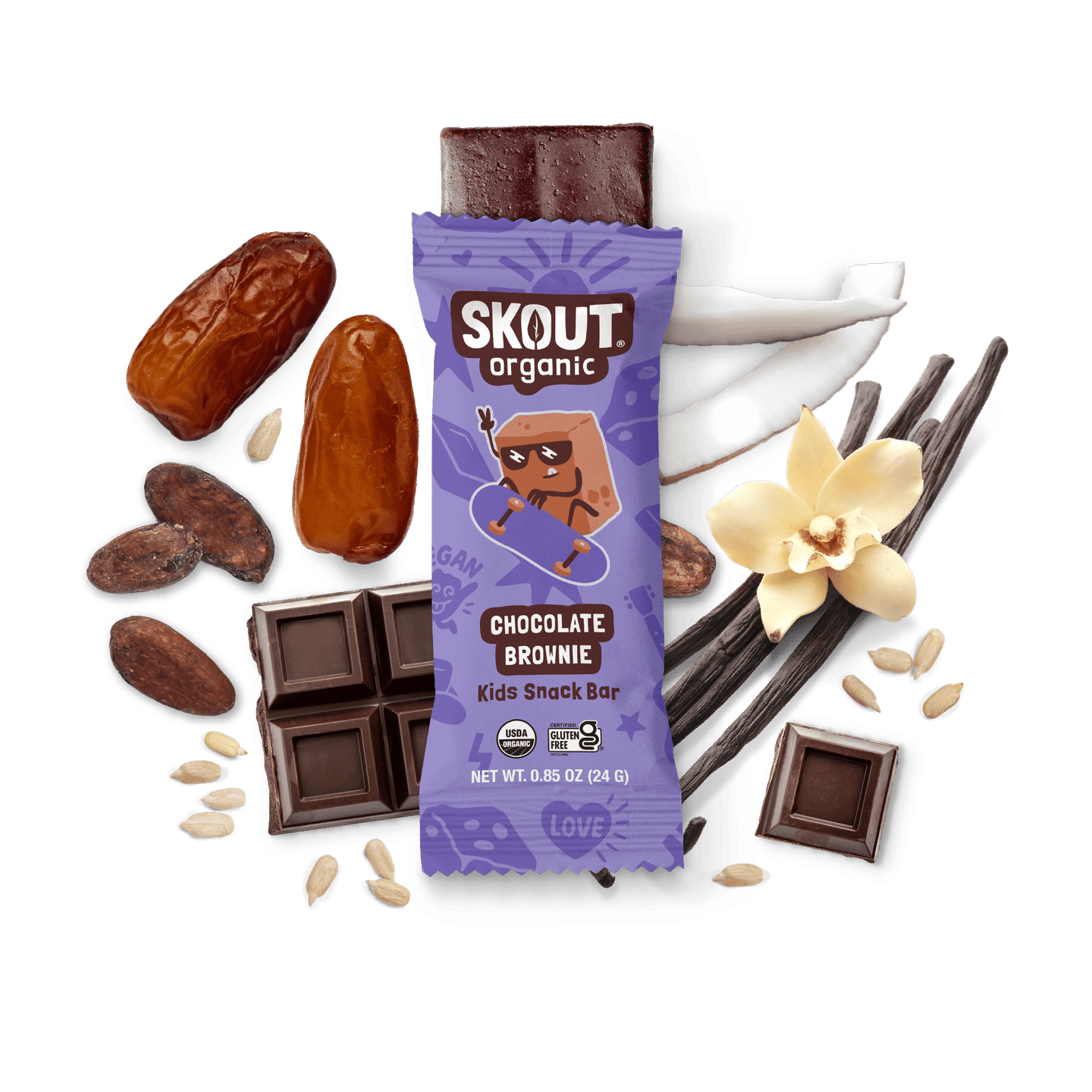 SkoutOrganic_eComm_KidsSnackBars_ChocolateBrownie_1BarWrapper_Hero_v01
