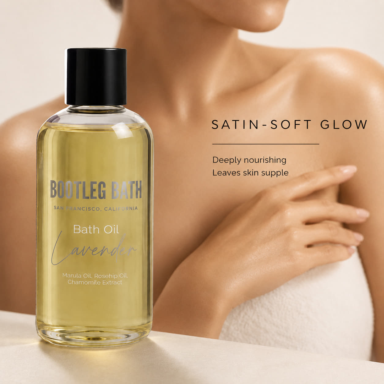 luxury bath oil