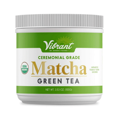 Vibrant Ceremonial Matcha Green Tea - 100% Organic & Pure from Japan 100g (3.5oz)