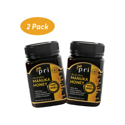 Australian Manuka Honey 1000+ - 2 Pack