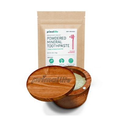 Wooden Toothpowder Box Package