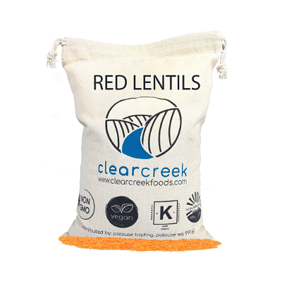 Red Lentils Cotton Bag | 4 LB
