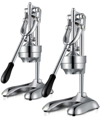 SOGA 2x Stainless Steel Manual Juicer Hand Press Juice Extractor Squeezer Orange Citrus