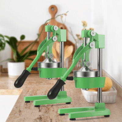 SOGA 2X Commercial Manual Juicer Hand Press Juice Extractor Squeezer Orange Citrus Green