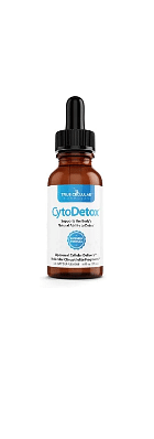 CytoDetox Liposomal Zeolite Clinoptilolite with Fulvates - Supports Cellular Detox & Natural Toxin Removal - Gentle Detoxifier and Binder - 1 oz Bottle