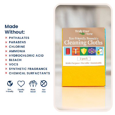 Reusable Cleaning Cloths (2 pack)