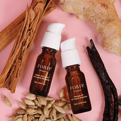Passion Play Kit - Awaken Arousal Oil 15mL  & Massage Oil 13mL - Foria