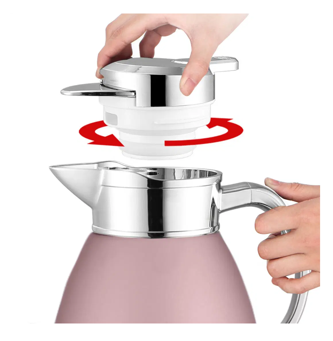 Soga 1.8L Rose Insulated Vacuum Flask