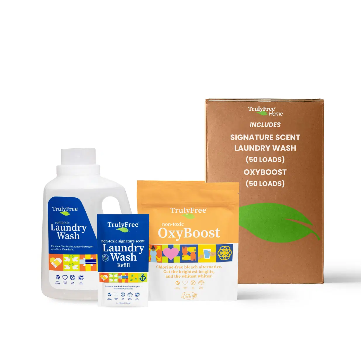 50 Loads Laundry Wash with Oxyboost