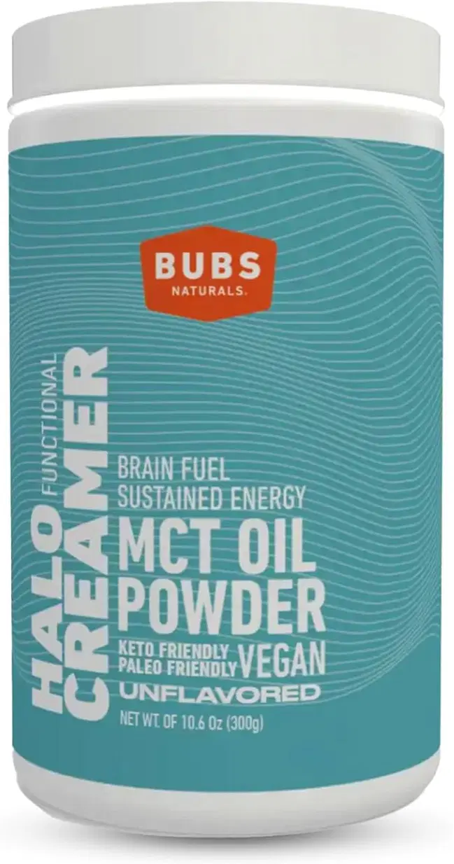 BUBS Naturals MCT Oil Powder - Medium Chain Triglycerides - Keto Vegan & Paleo Friendly - Healthy Coconut Fats + Low Carb - Dairy-Free Energy Source - Perfect for Coffee, Protein Shakes & Baked Goods