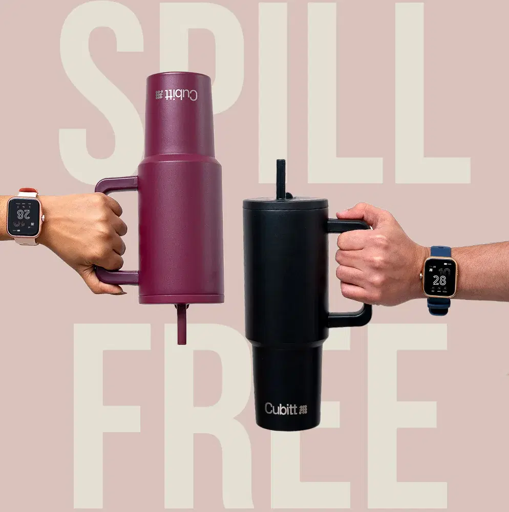 Cubitt 40oz Spill-Free Tumbler – Insulated Stainless Steel Travel Mug with Leak-Proof Lid for Hot & Cold Drinks