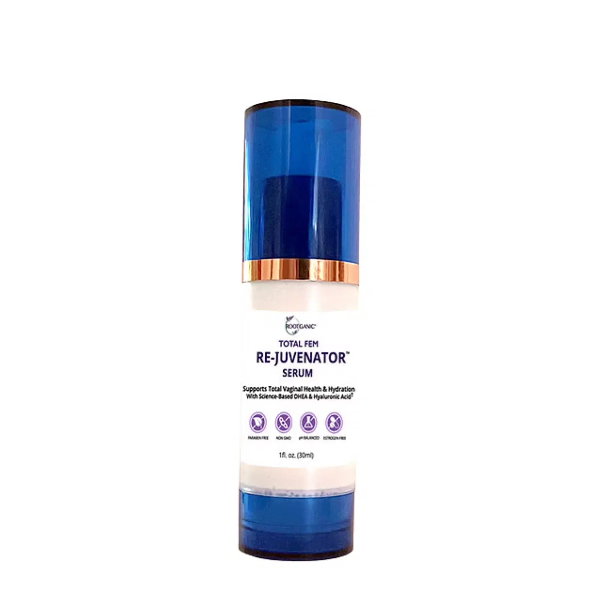 Total Fem Re‑Juvenator Vaginal Serum – Organic DHEA & Hyaluronic Acid Blend for Natural Vaginal Rejuvenation & Moisture