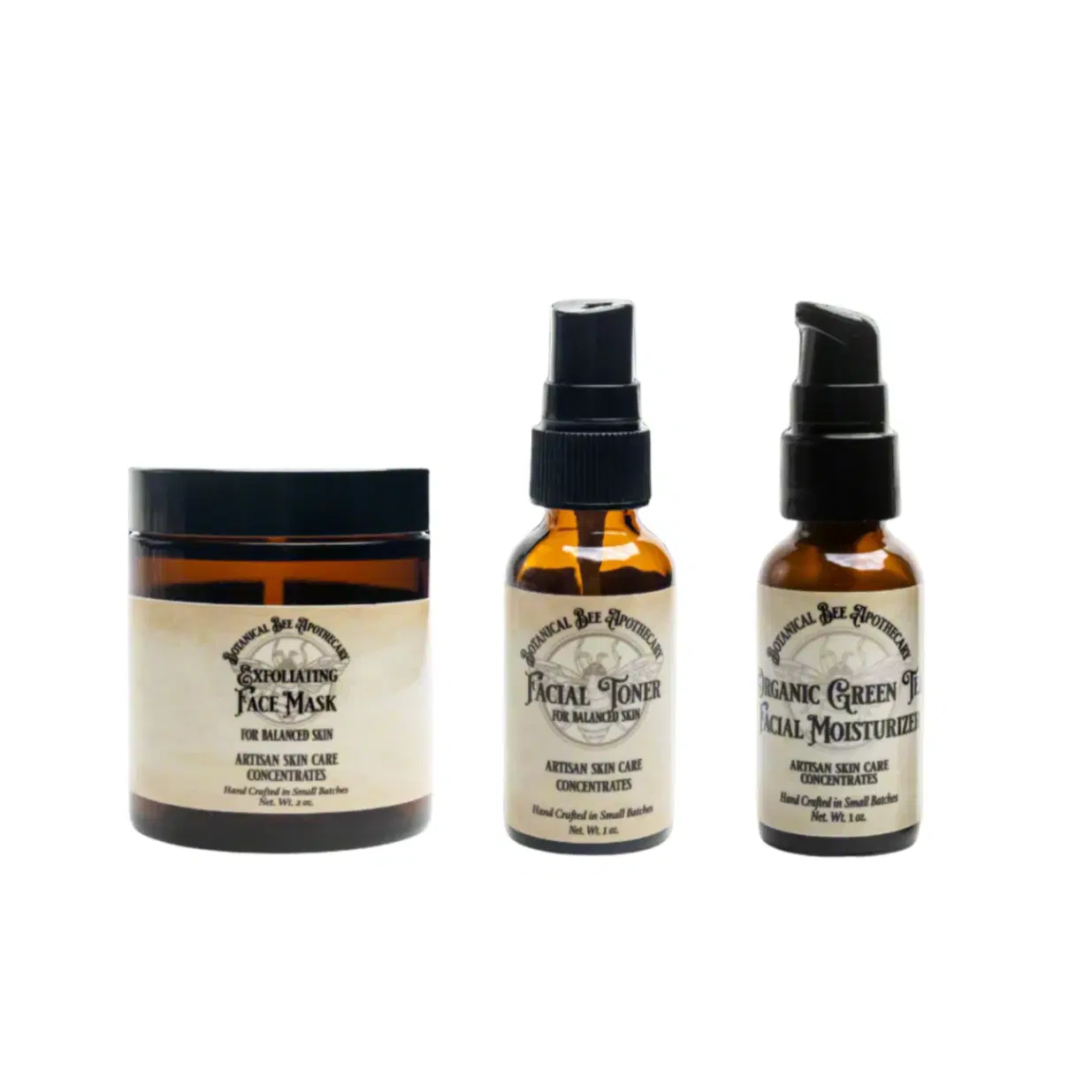 Skin Refresh Bundle – Exfoliate, Hydrate & Glow with 3-Step Botanical Skincare Routine