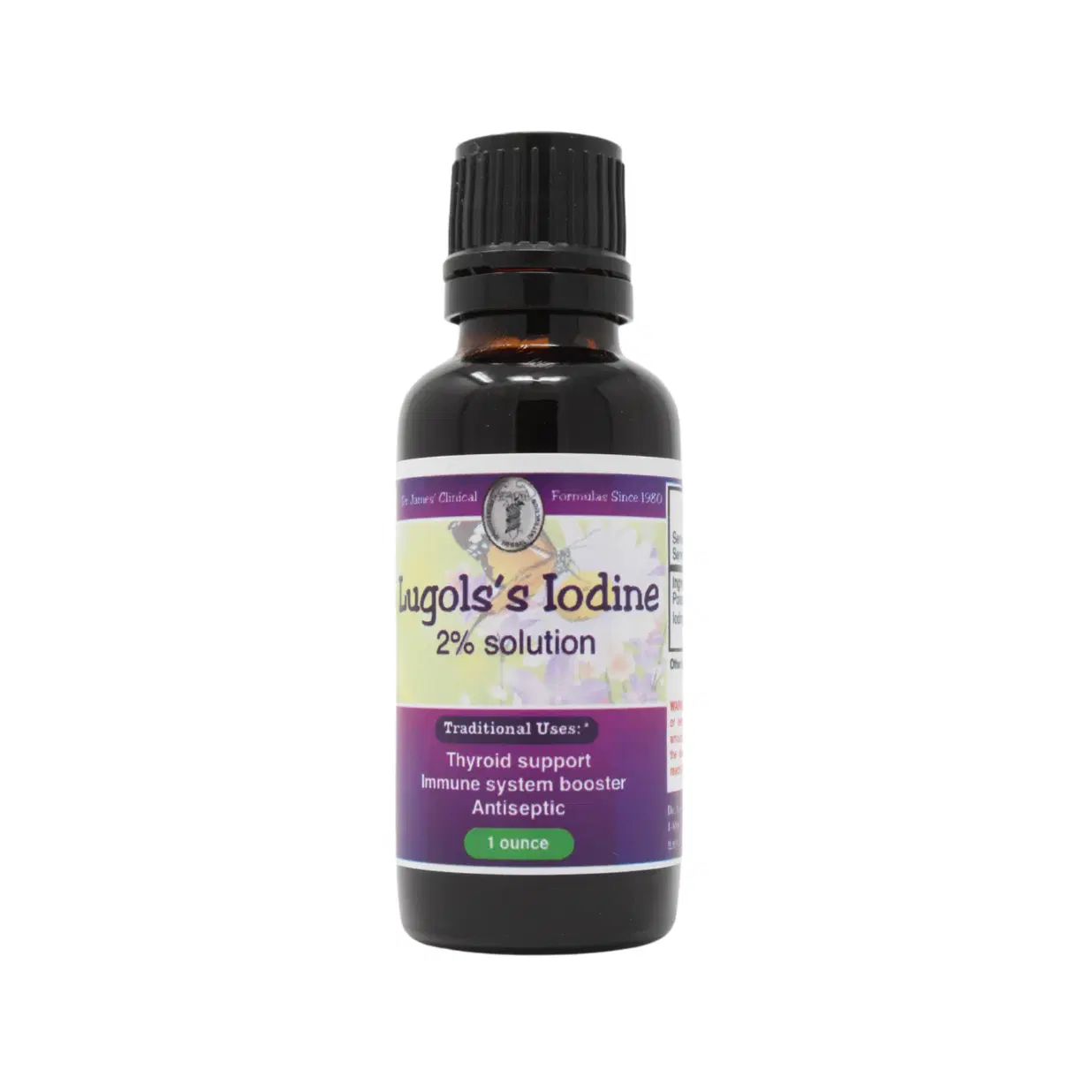 Lugols Iodine - Potassium & Elemental Iodine Drops – Thyroid, Immune & Digestive Support with Enhanced Bioavailability