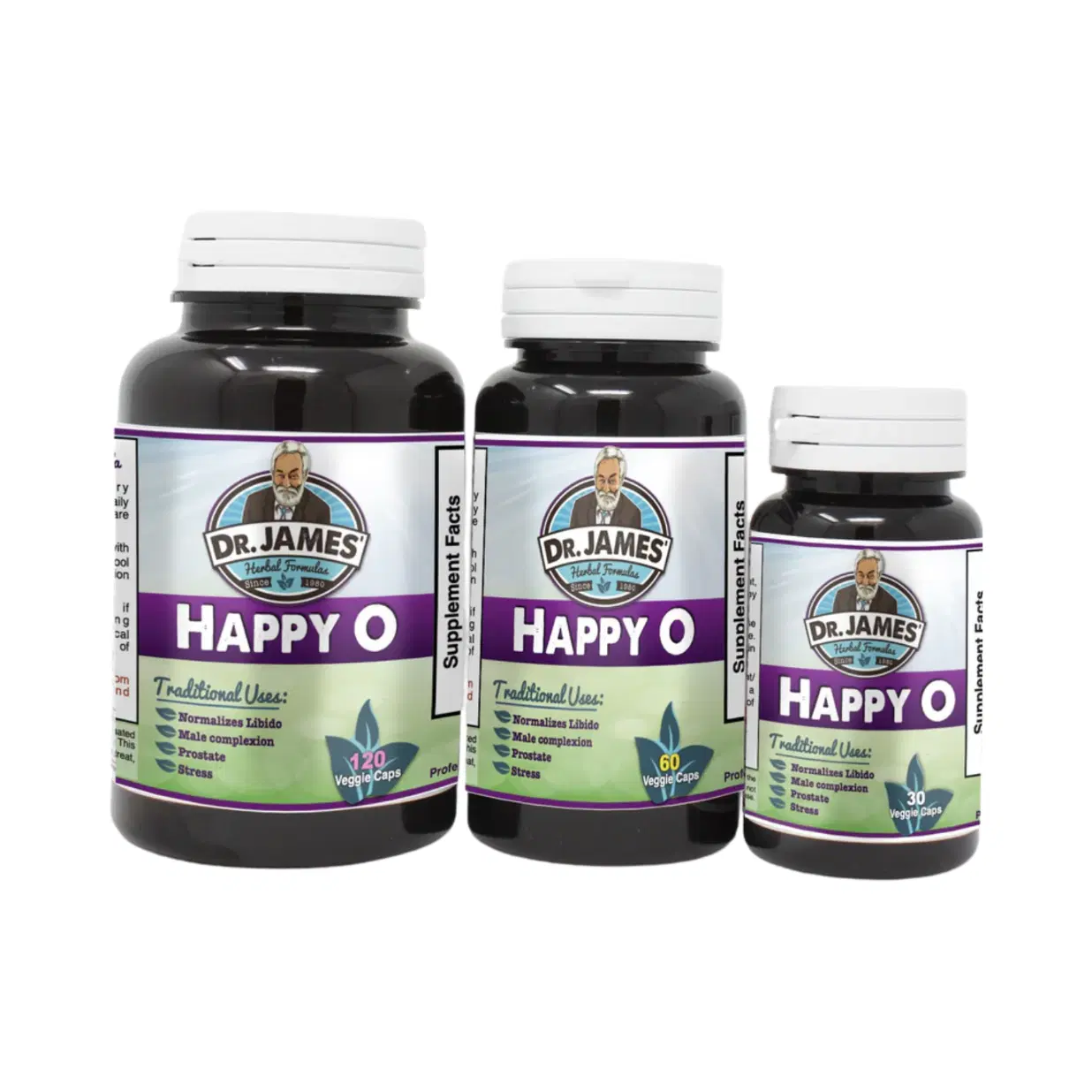 HAPPY O – Herbal Support for Male Vitality, Hormonal Balance & Skin Health
