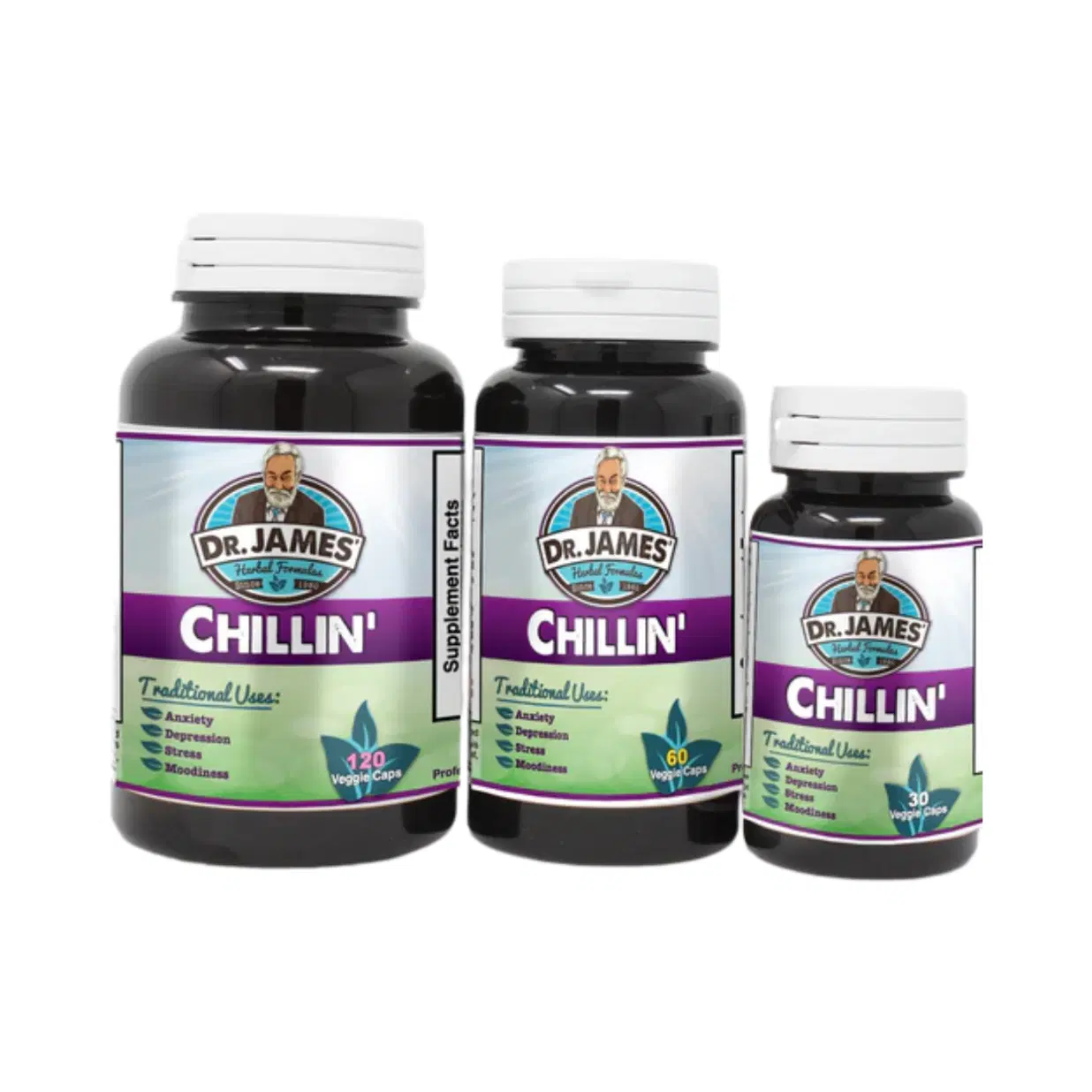 Chillin – Fast-Acting Herbal Calm Support with Valerian, Chamomile & Lithium Orotate for Stress, Anxiety & Nerve Health