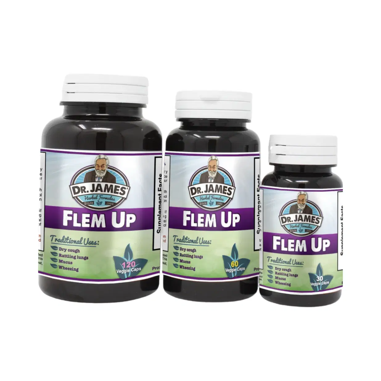 FLEM UP – Herbal Lung Support for Mucous & Respiratory Relief - Fast Acting