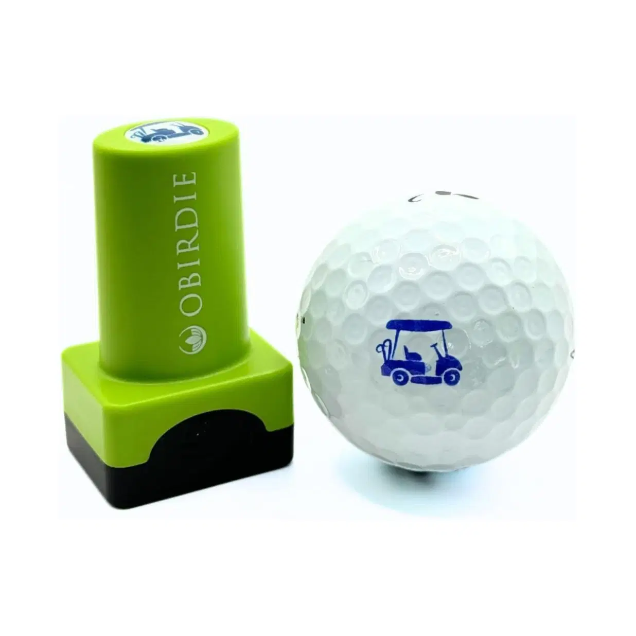 Self-Inking Golf Ball Stamp | Chic & Fun Golf Ball Stamper | Fast-Drying, Waterproof Golf Ball Marker Stamp | Reusable Golf Accessories for Women | Golfer Gifts | Golf Gadgets Golf Cart