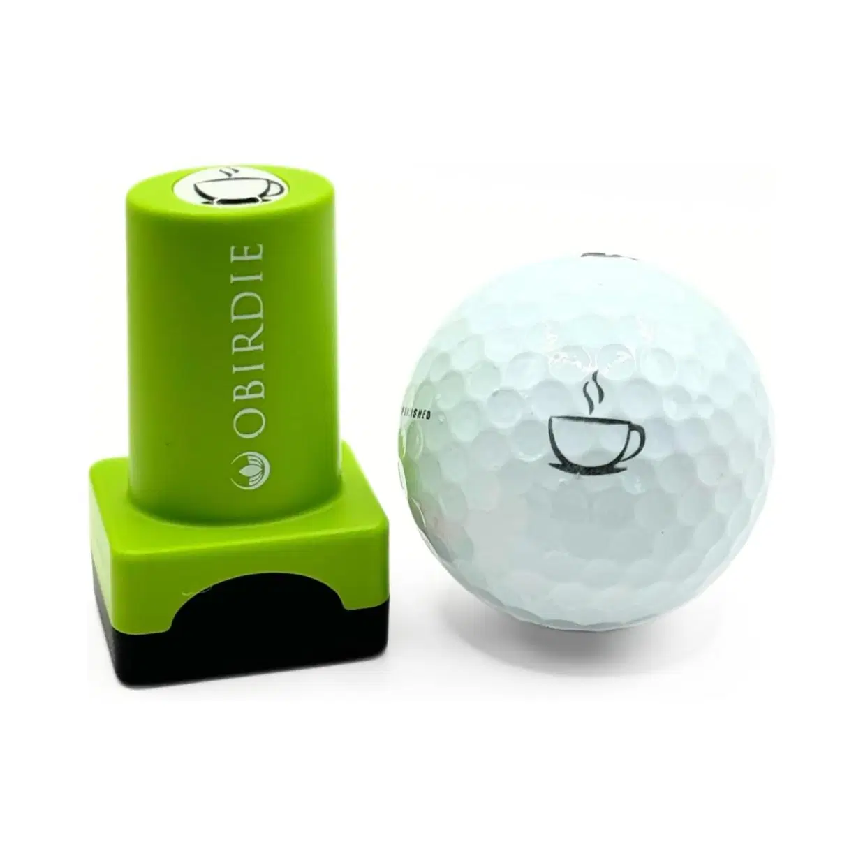 Self-Inking Golf Ball Stamp | Chic & Fun Golf Ball Stamper | Fast-Drying, Waterproof Golf Ball Marker Stamp | Reusable Golf Accessories for Women | Golfer Gifts | Golf Gadgets Coffee Cup