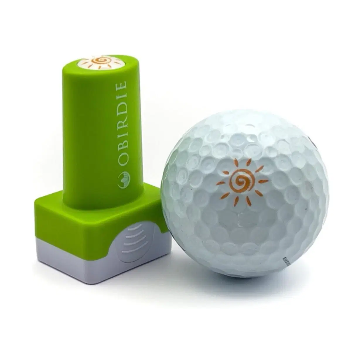 Self-Inking Golf Ball Stamp | Chic & Fun Golf Ball Stamper | Fast-Drying, Waterproof Golf Ball Marker Stamp | Reusable Golf Accessories for Women | Golfer Gifts | Golf Gadgets Sun