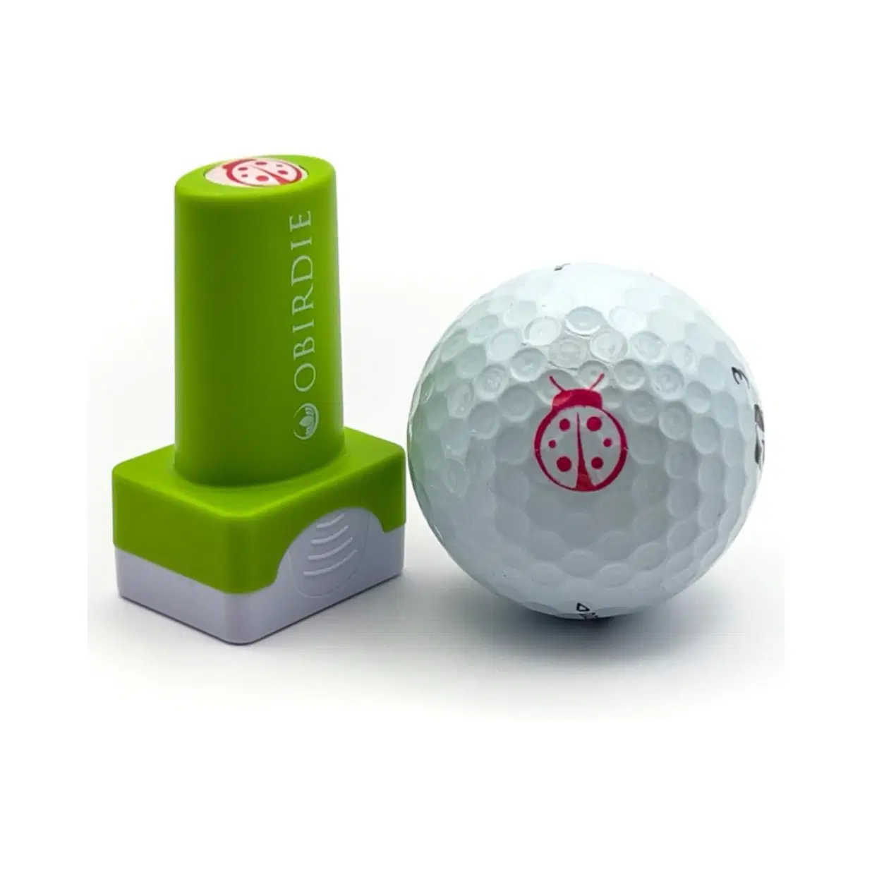 Self-Inking Golf Ball Stamp | Chic & Fun Golf Ball Stamper | Fast-Drying, Waterproof Golf Ball Marker Stamp | Reusable Golf Accessories for Women | Golfer Gifts | Golf Gadgets Ladybug