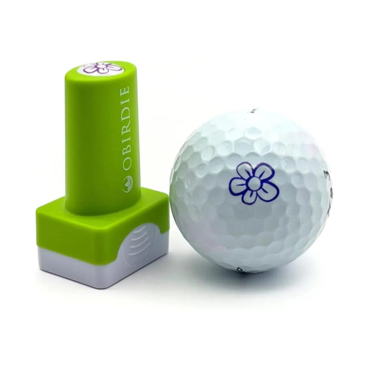 Self-Inking Golf Ball Stamp | Chic & Fun Golf Ball Stamper | Fast-Drying, Waterproof Golf Ball Marker Stamp | Reusable Golf Accessories for Women | Golfer Gifts | Golf Gadgets Flower