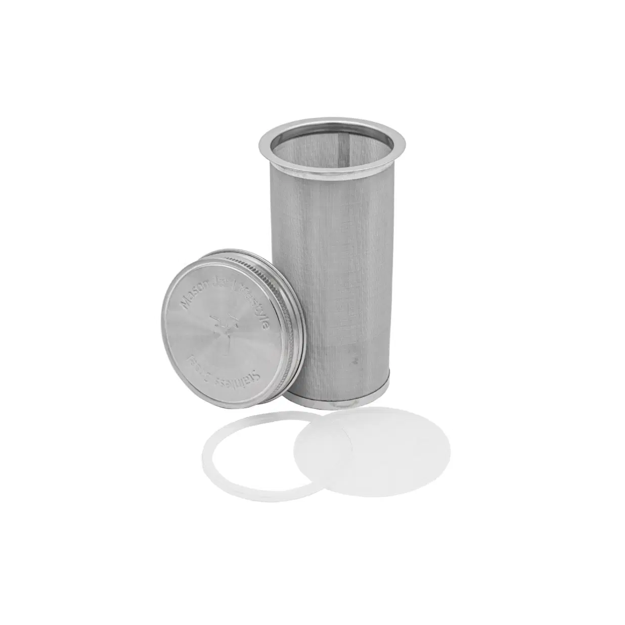 Cold Brew Coffee & Tea Maker Stainless Steel Filter With Lid for Mason Jars