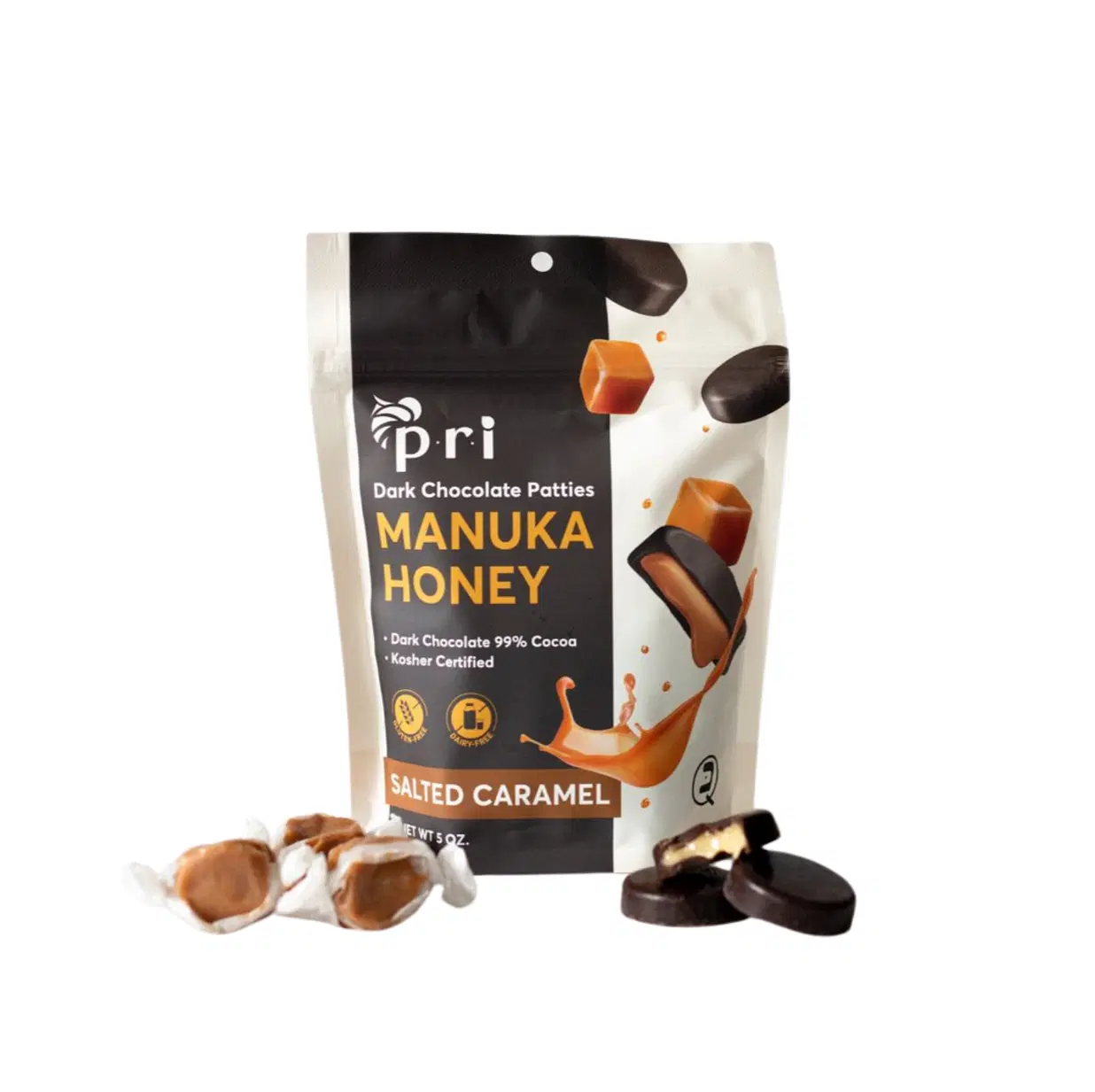 Manuka Honey Chocolate – All-Natural, Dairy-Free, Gluten-Free, Kosher Certified Dark Chocolate Treats Made with New Zealand Manuka Honey – Made in the USA