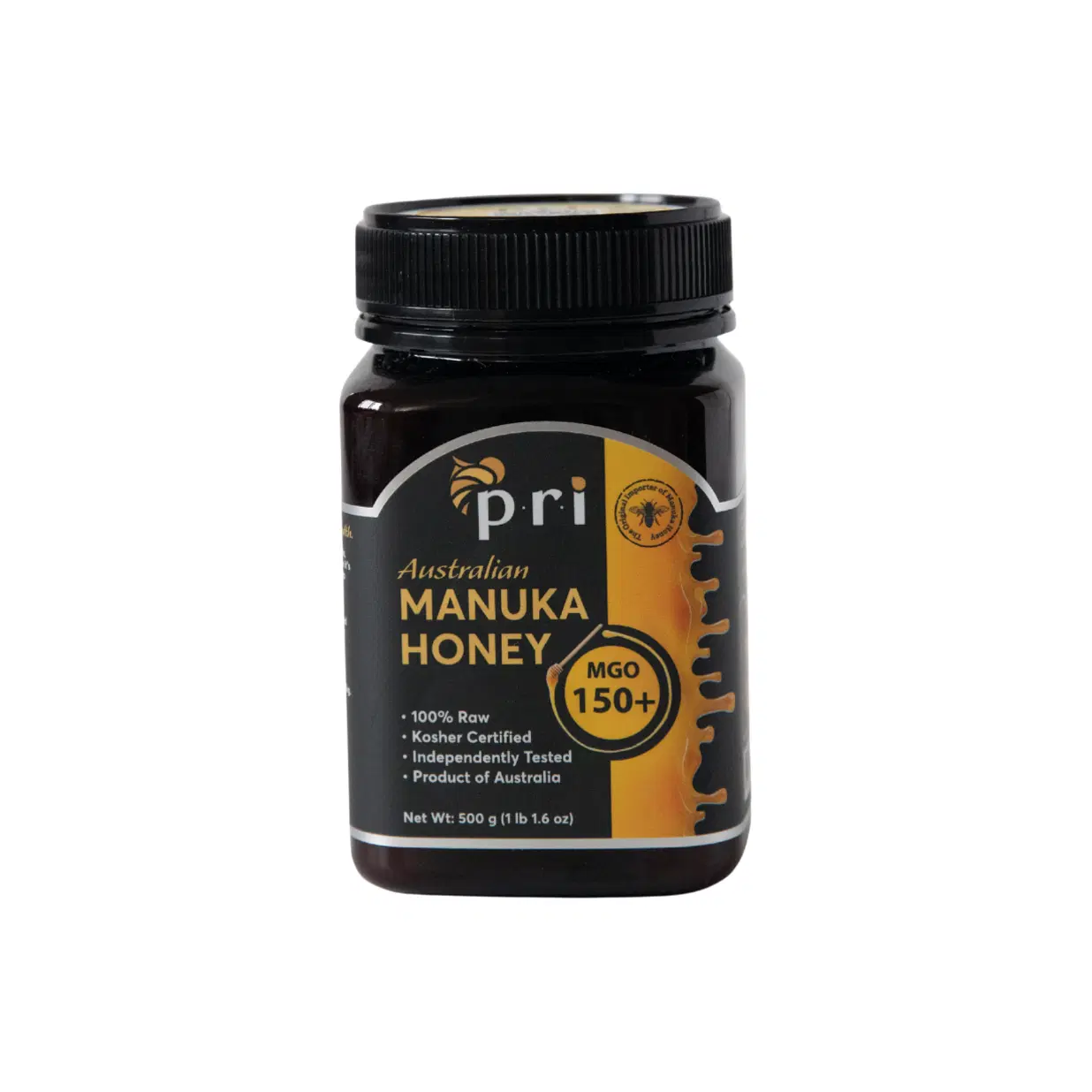 Australian Manuka Honey MGO 150+ – Raw, Certified Kosher Manuka Honey for Immune Support, Gut Health & Skin – Pure, Cool-Processed Wellness Honey