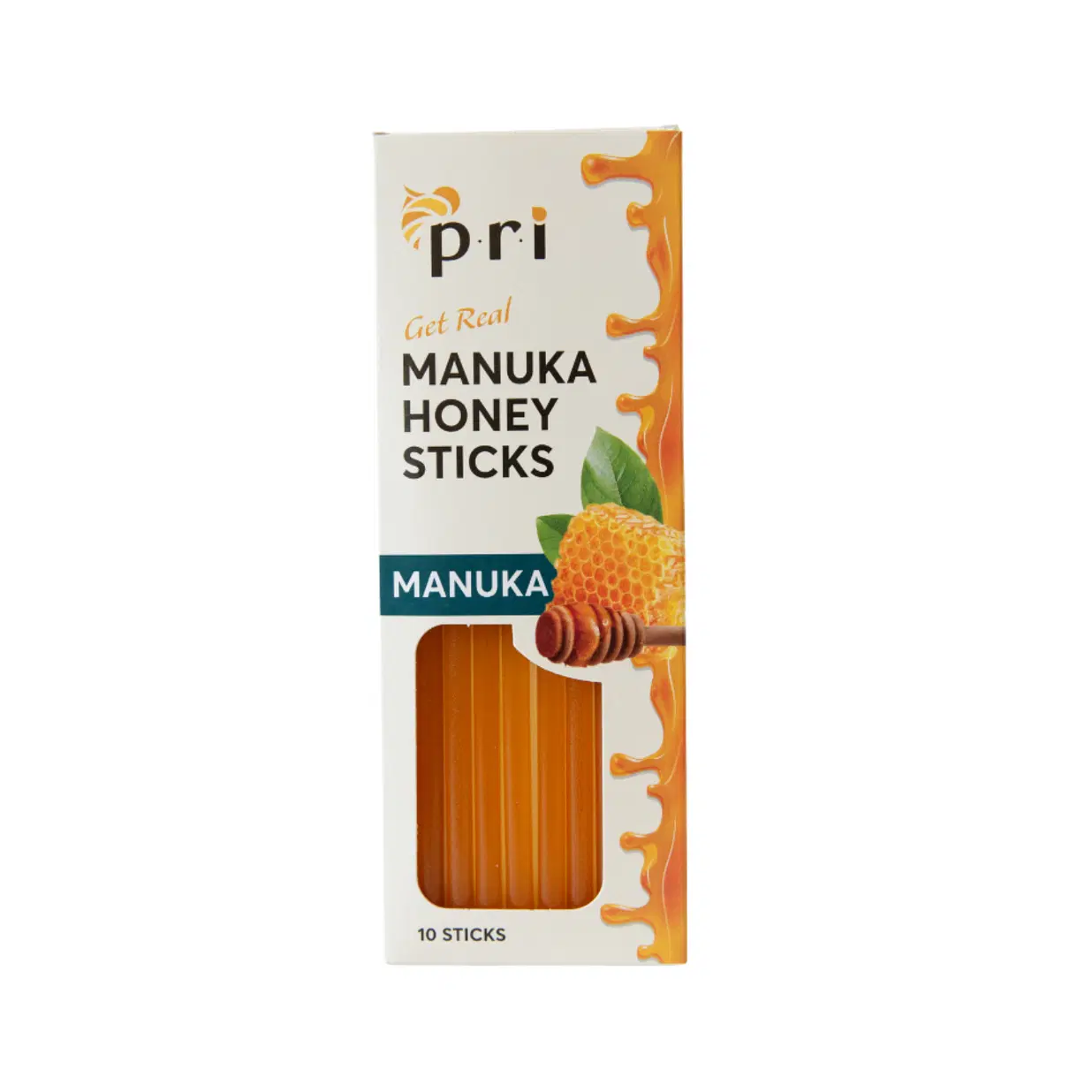 Manuka Honey Sticks, Certified MGO 60+, Raw New Zealand Manuka Honey, Perfect for On-the-Go, 10ct