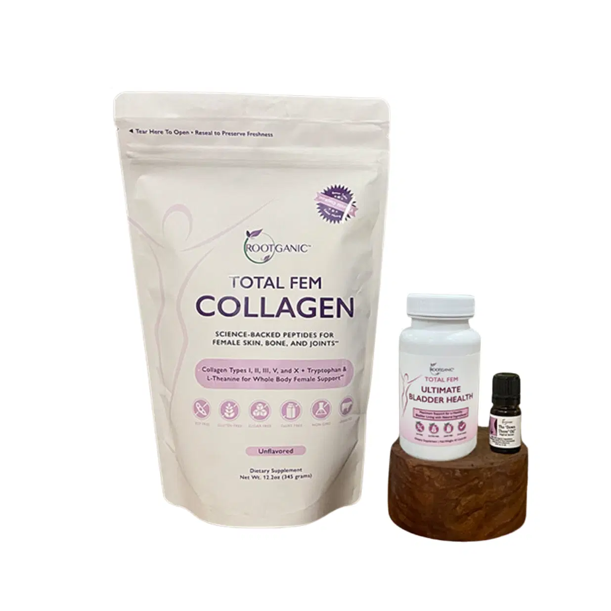 The Queen's Pelvic Power Supplement Bundle – Complete 3-Step Female Health System