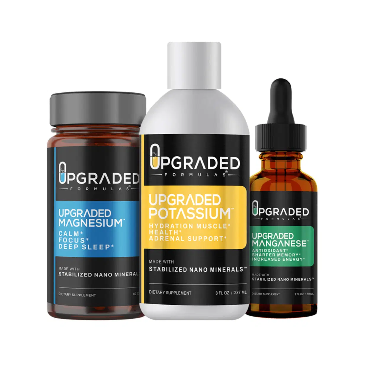 Upgraded Recovery Bundle – Nano Mineral Absorption for Faster Muscle Repair, Reduced Soreness, Electrolyte Balance & Better Sleep