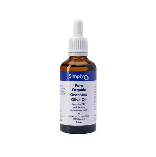 Pure Organic Ozonated Olive Oil – Cold-Processed, Multi-Use Skin & Oral Care with Stabilized Ozone for Natural Support
