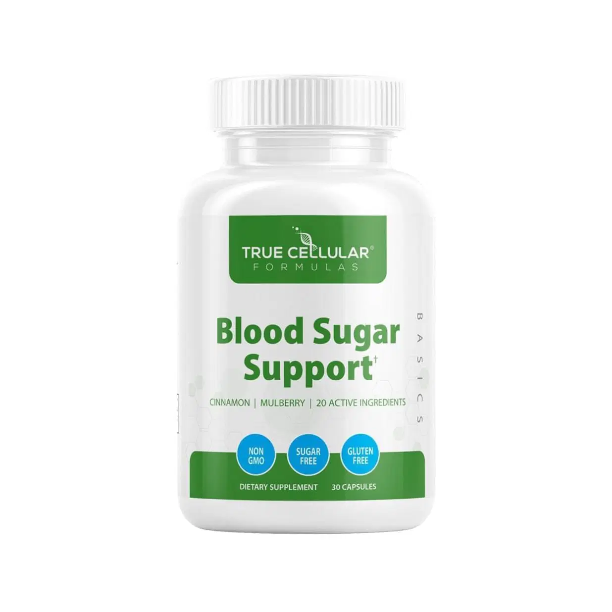 Blood Sugar Support Supplement – Cinnamon, Mulberry & Herbal Blend with Vitamins & Minerals for Glucose Metabolism & Energy