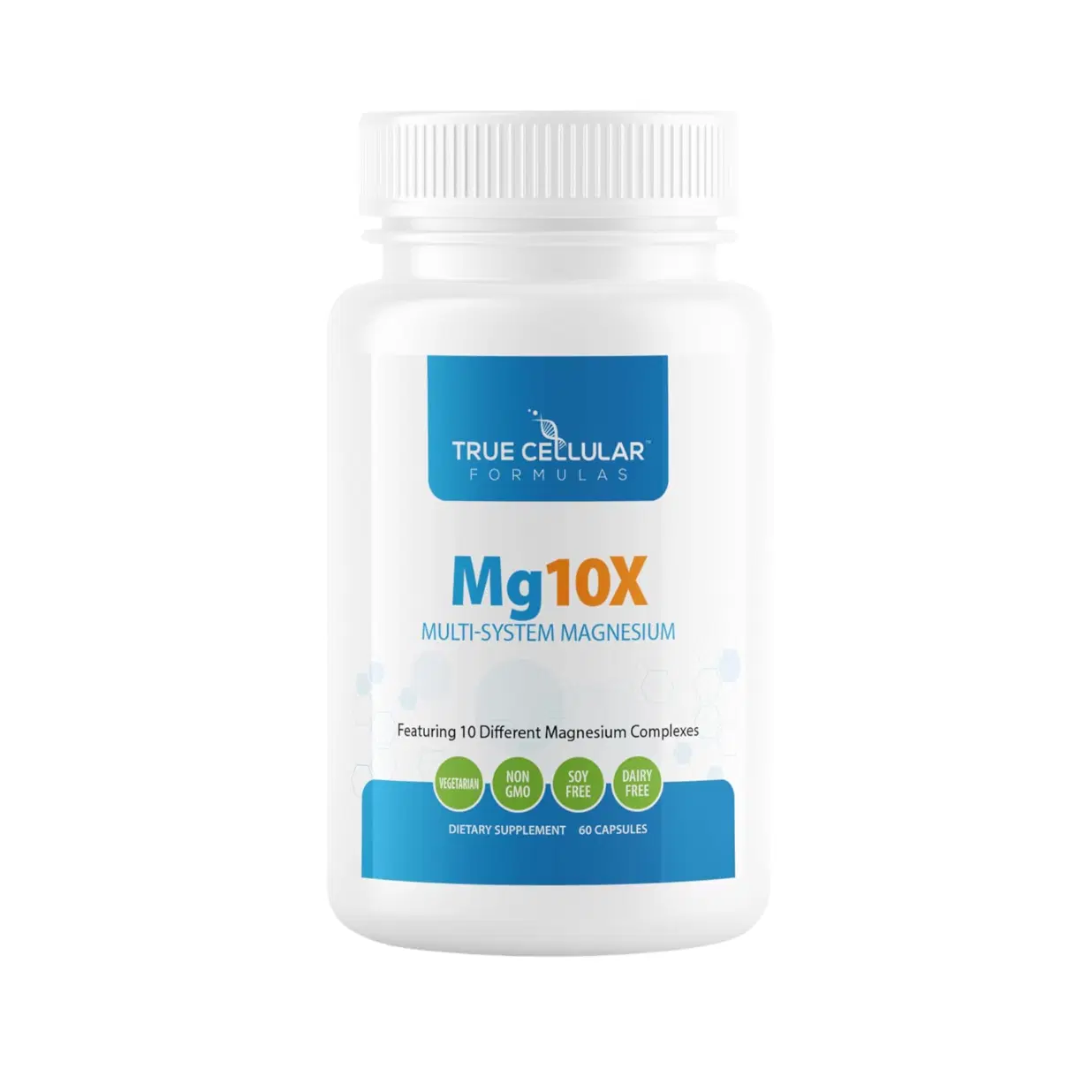 Mg10X Multi-System Magnesium | Supplement to Support Sleep - 60 Capsules | Enhanced Sleep, Immune System, Metabolic Support | Includes Magnesium Glycinate, Citrate and More