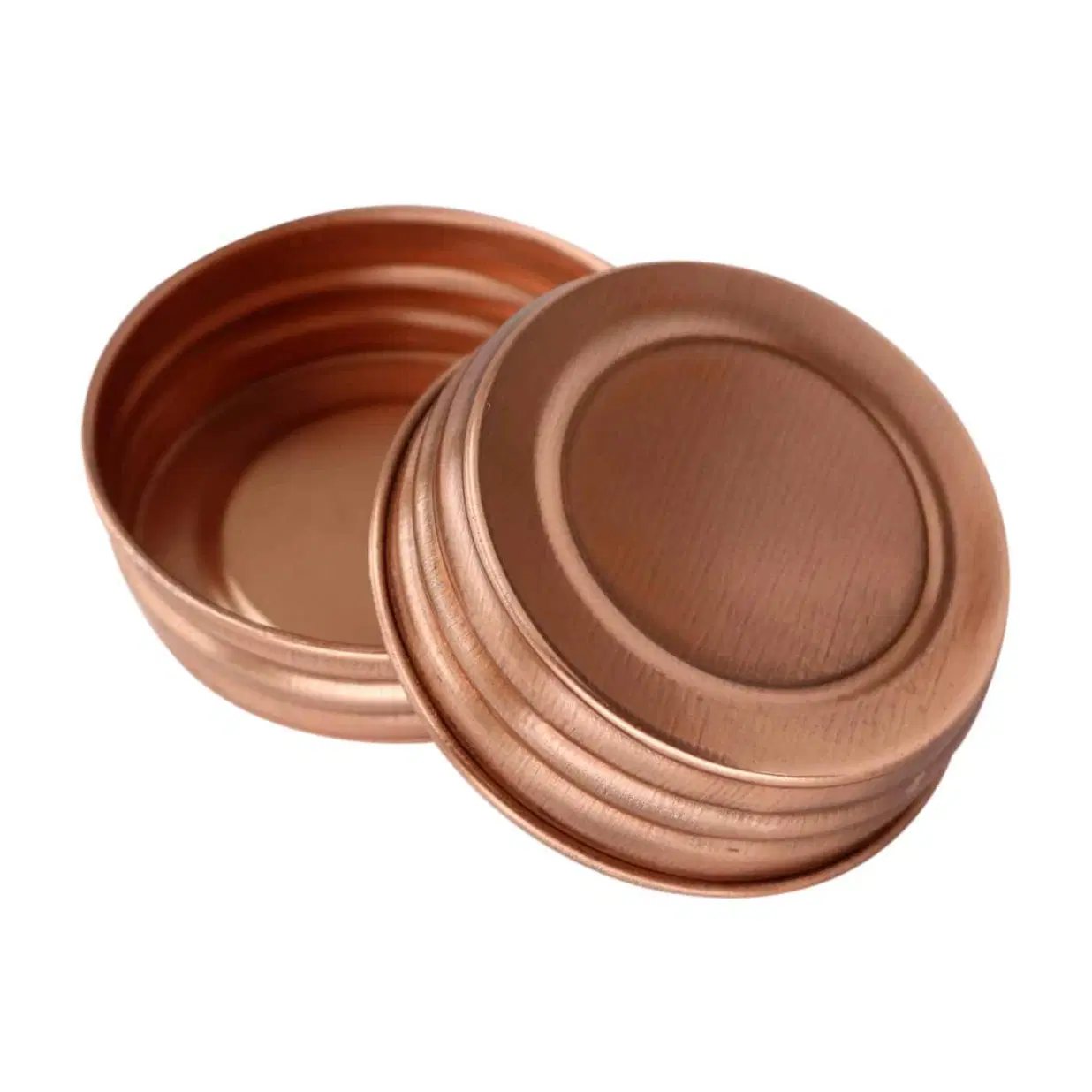 Shiny Copper Decorative Mason Jar Lids 4 Pack