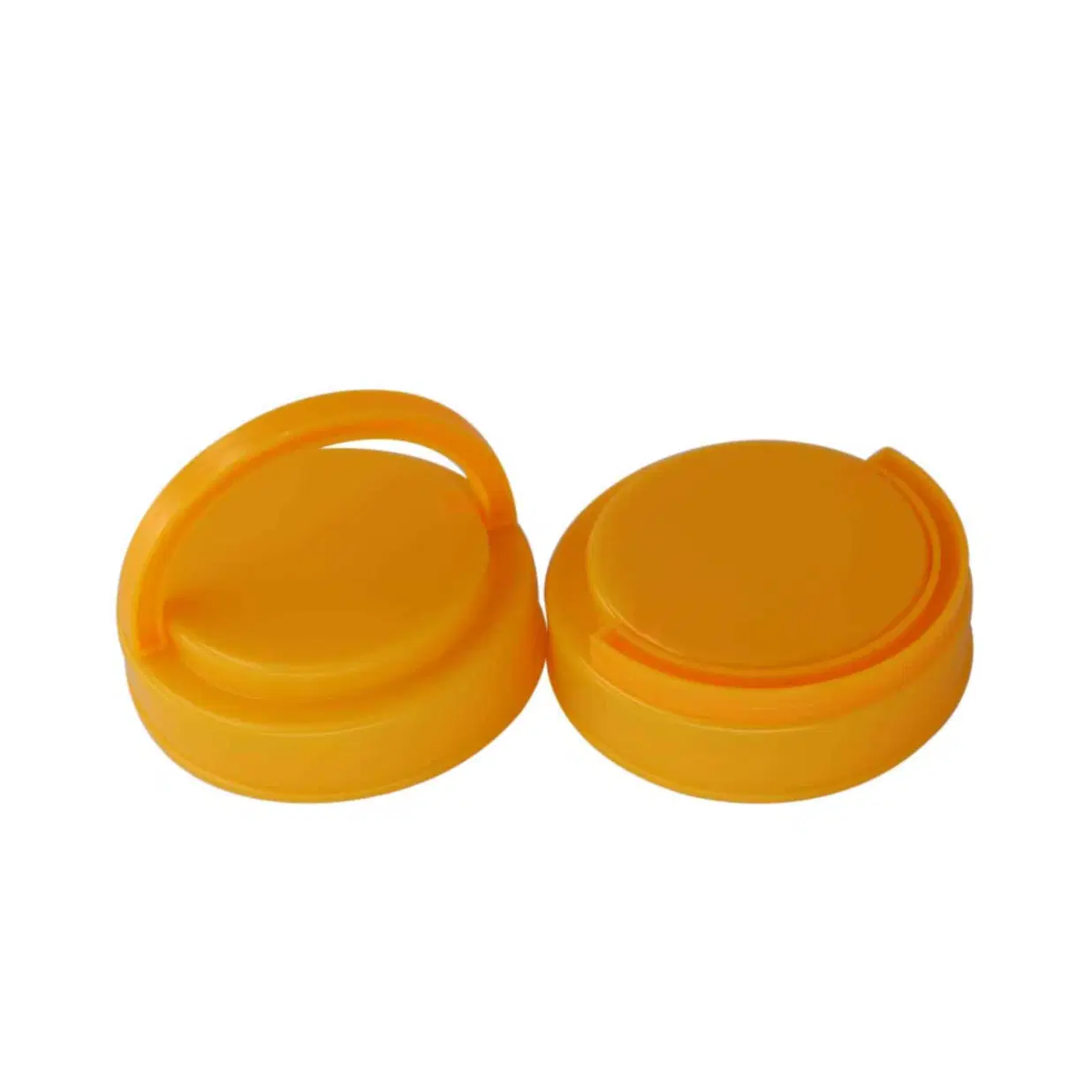Yellow Plastic Handle Lid for Regular Mouth Mason Jars