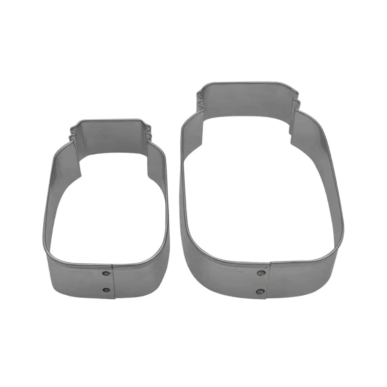Mason Jar Cookie Cutters 2-pack