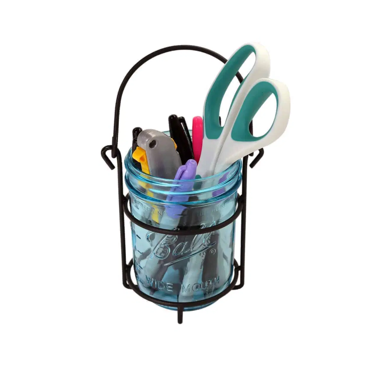 Single Pint Jar Caddy for Hanging or Carrying One Mason Jar
