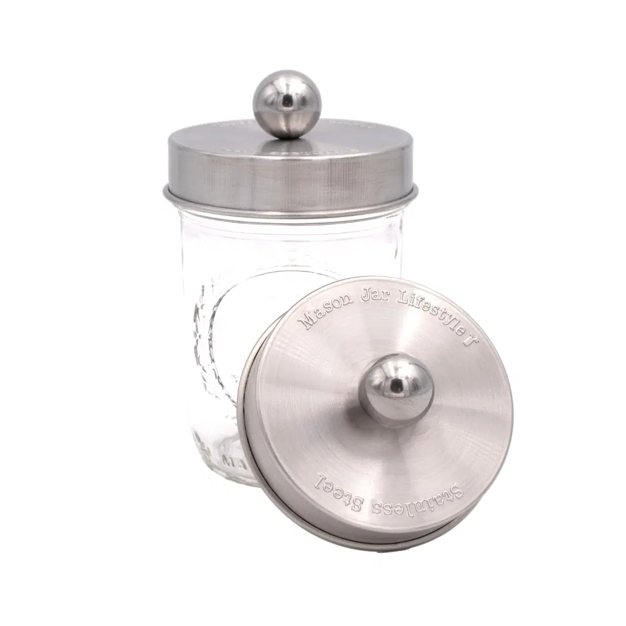 Apothecary Stainless Steel Lid for Mason Jars