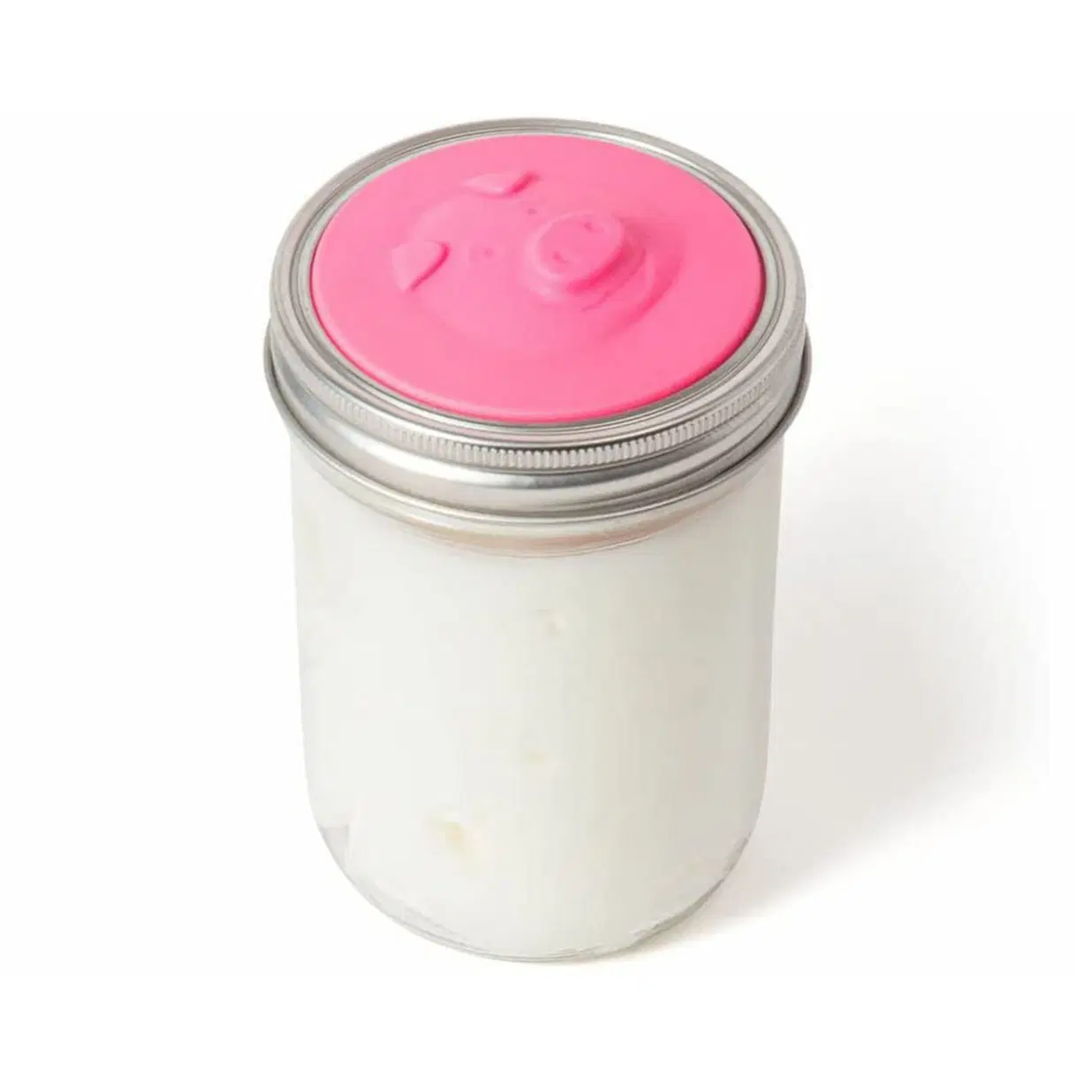Jarware Silicone Grease Keeper Insert for Wide Mouth Mason Jars