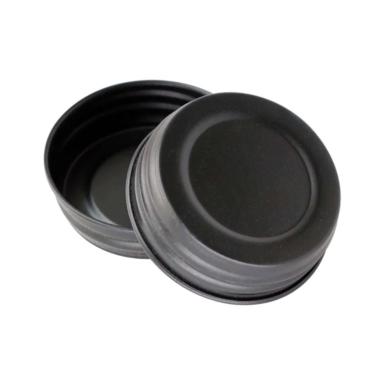 Black Vintage Reproduction Mason Jar Lids 4 Pack