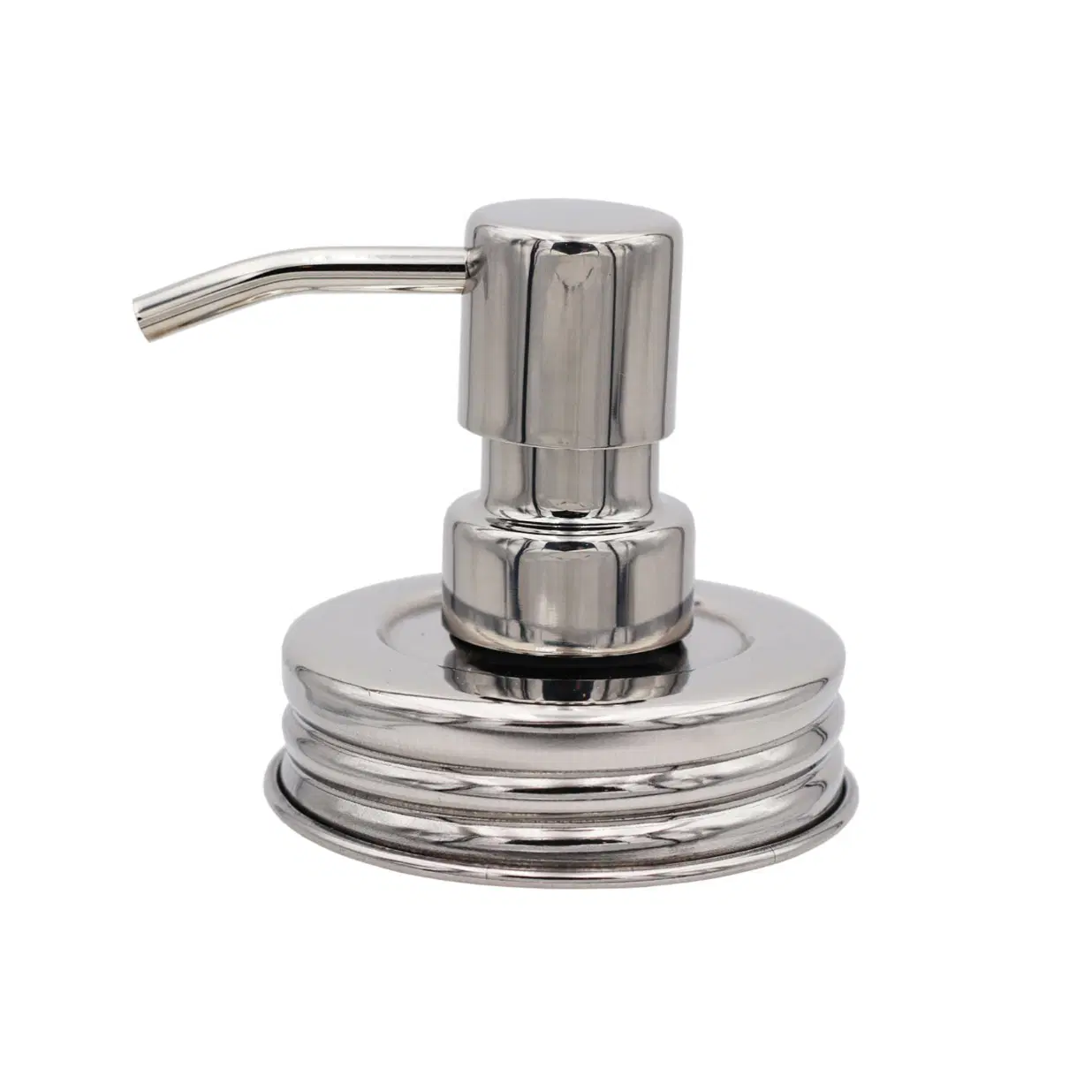 Mirror / Chrome Soap Pump Dispensers for Mason Jars