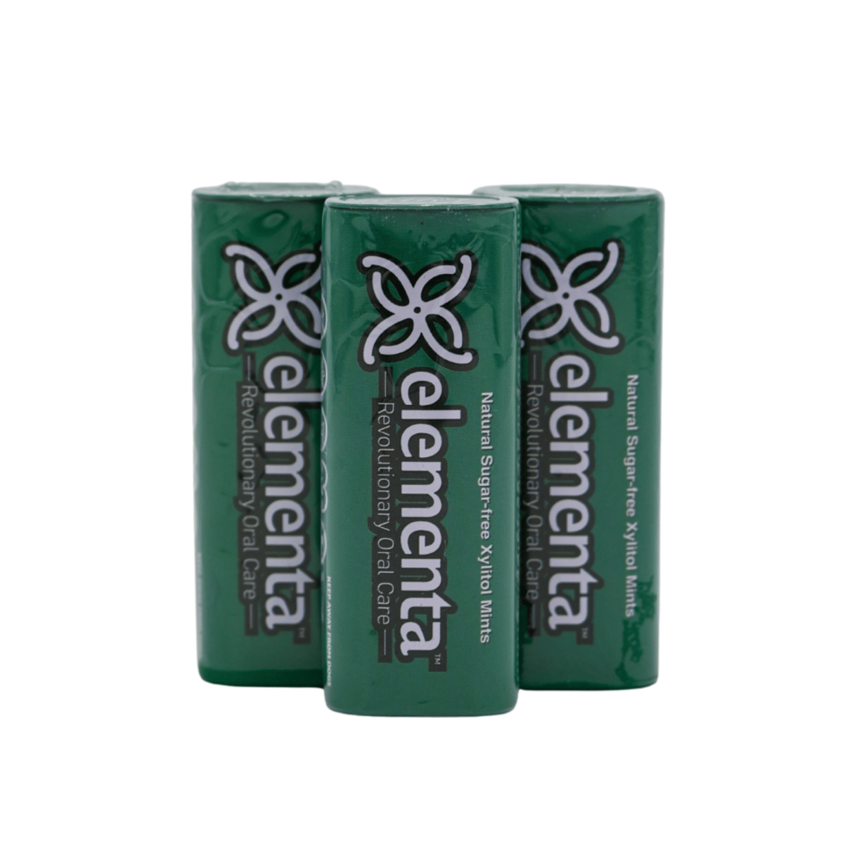 Elementa Dental Mints – Mint Flavor – 3 Pack | Alkaline pH Support, Fresh Breath, Sugar-Free, Vegan, Dentist-Formulated