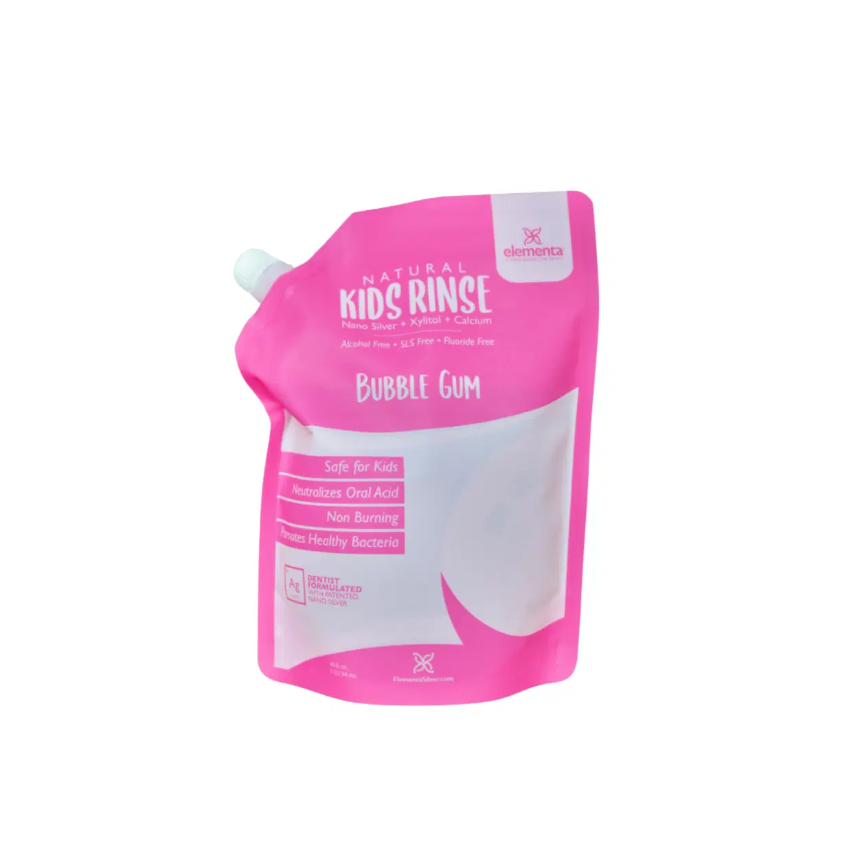 Elementa Mouth Rinse Refill – 40 oz | Nano Silver Technology, Acid Neutralizing, Dentist-Formulated, Dry Mouth Relief