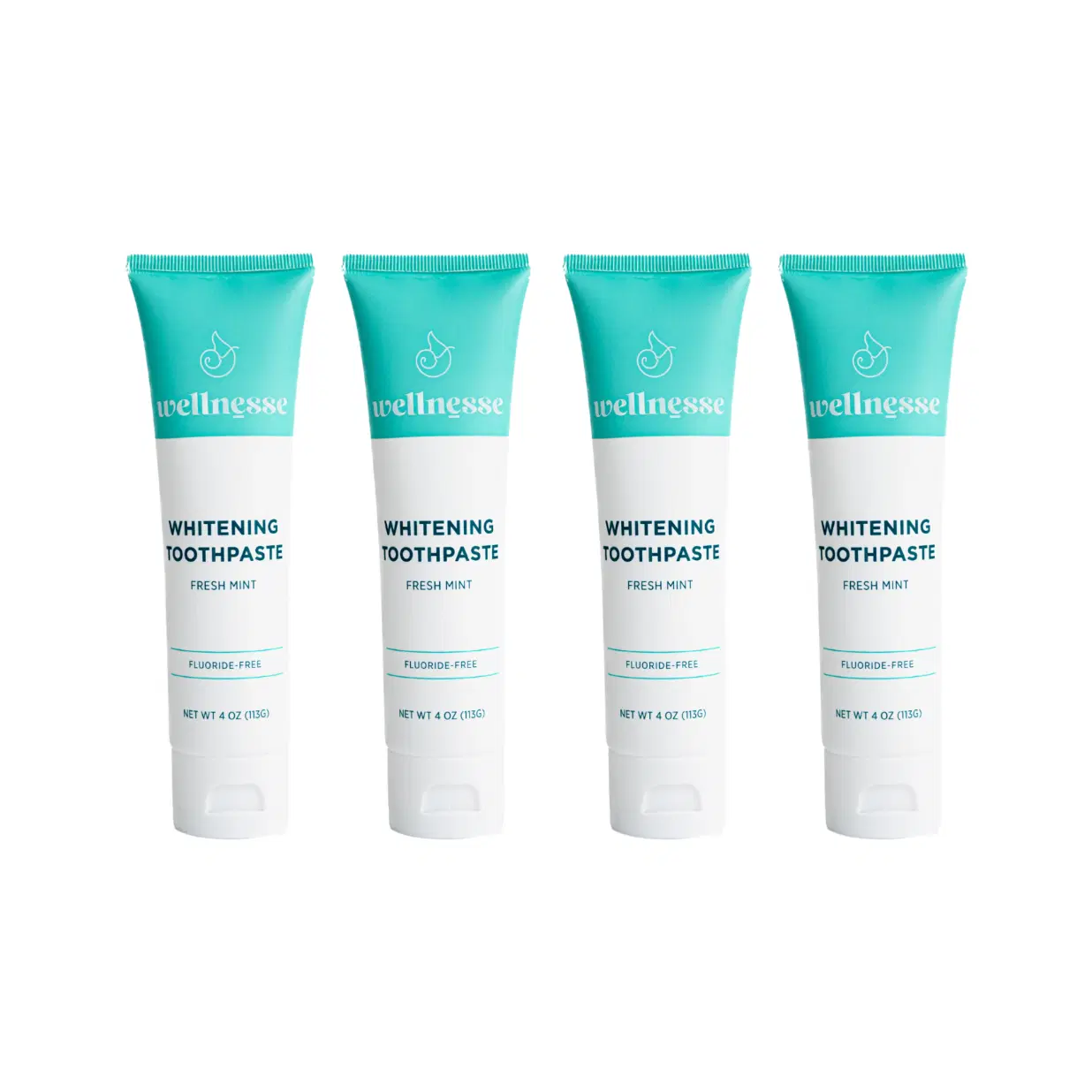 Buy 3 Get 1 FREE Whitening Hydroxyapatite Toothpaste - Natural Fluoride-Free - Strengthens Enamel, Supports Gum Health, Fresh Mint Flavor