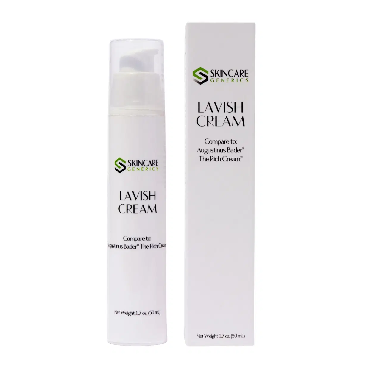 Lavish Cream – Fragrance-Free Vegan Moisturizer with Squalane, Avocado & Shea Butter – Compare to Augustinus Bader The Rich Cream