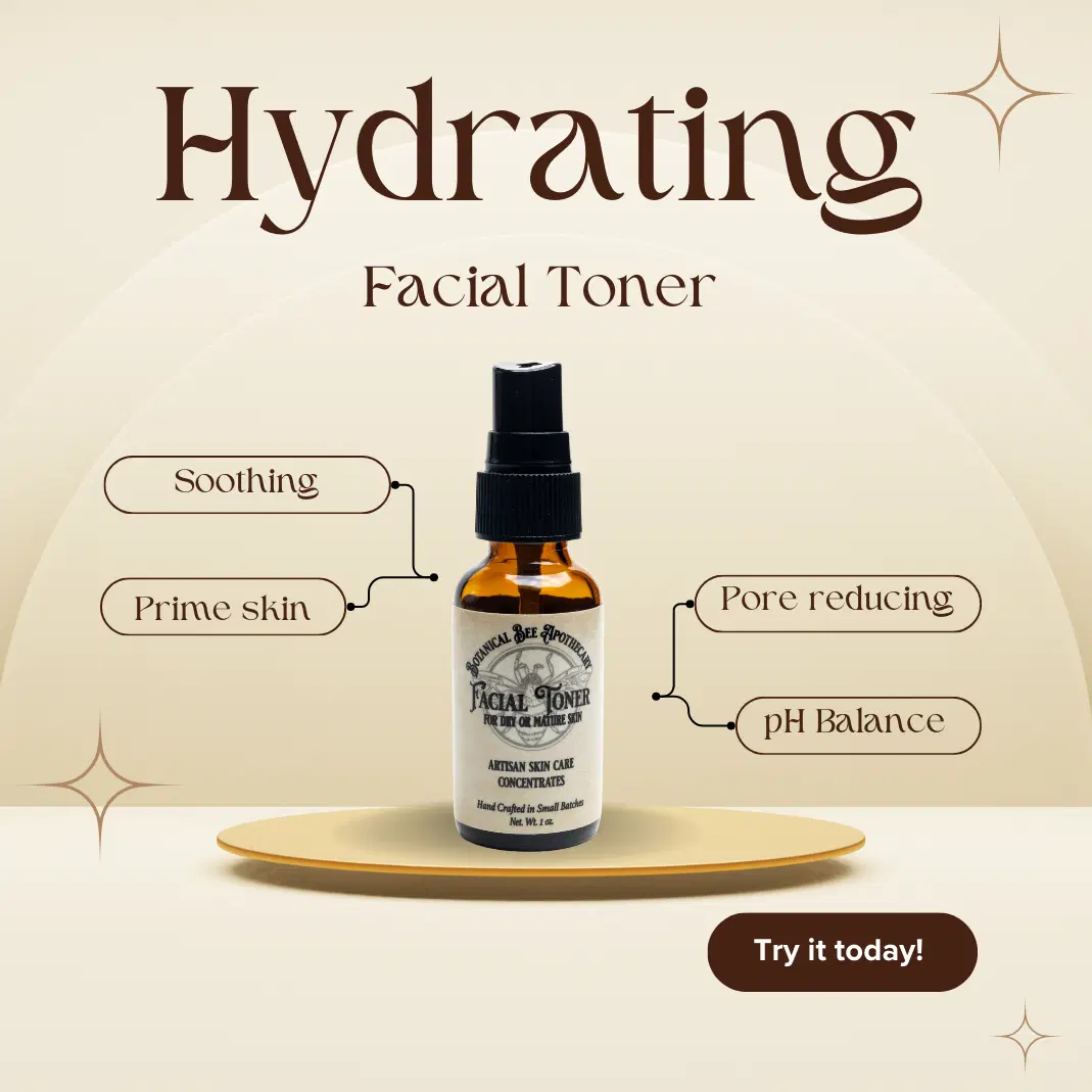 Facial Toner for Mature Skin – Rejuvenating & pH Balancing Mist